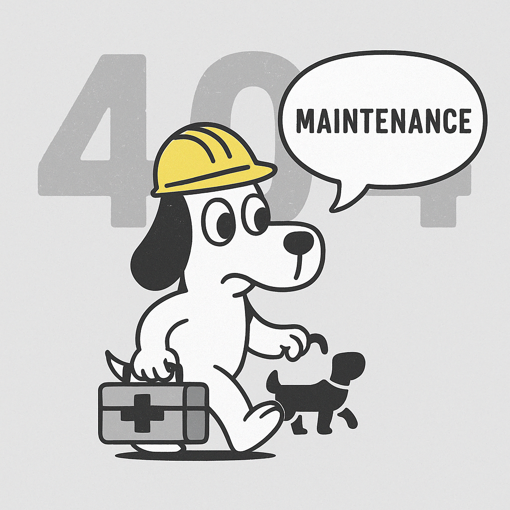 Maintenance en cours